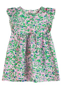 The New Janille LS dress - Multi Flower AOP
